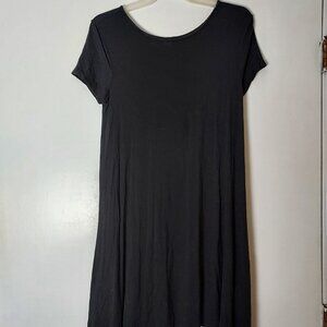Large Black Old Navy A-line Short Sleeve Swing dress